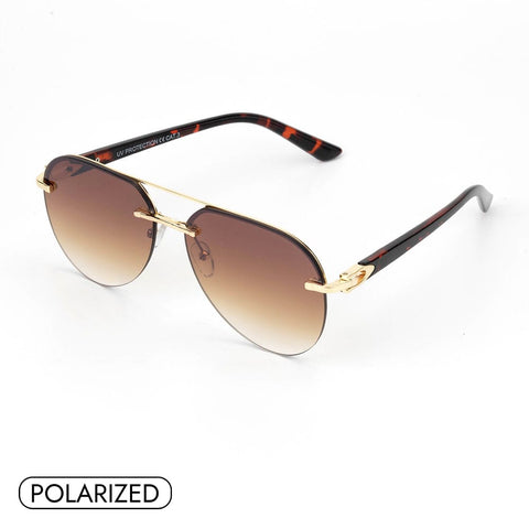 semi rimless sunglasses A235352