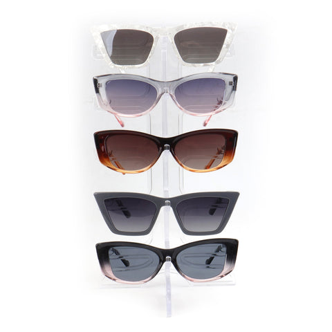 F070202 Transparent Eyewear Display Wholesale 5 Pairs