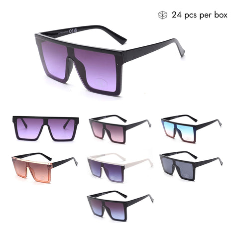  one piece oversized sunglasses V110038-A