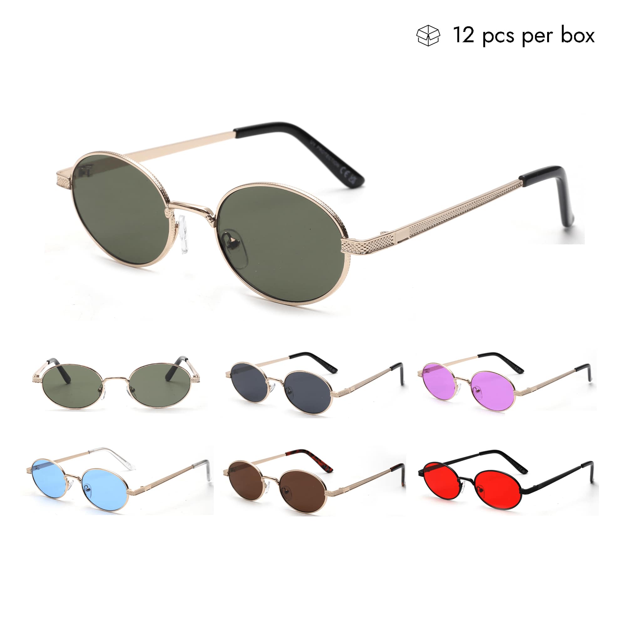 round sunglasses for women V120090