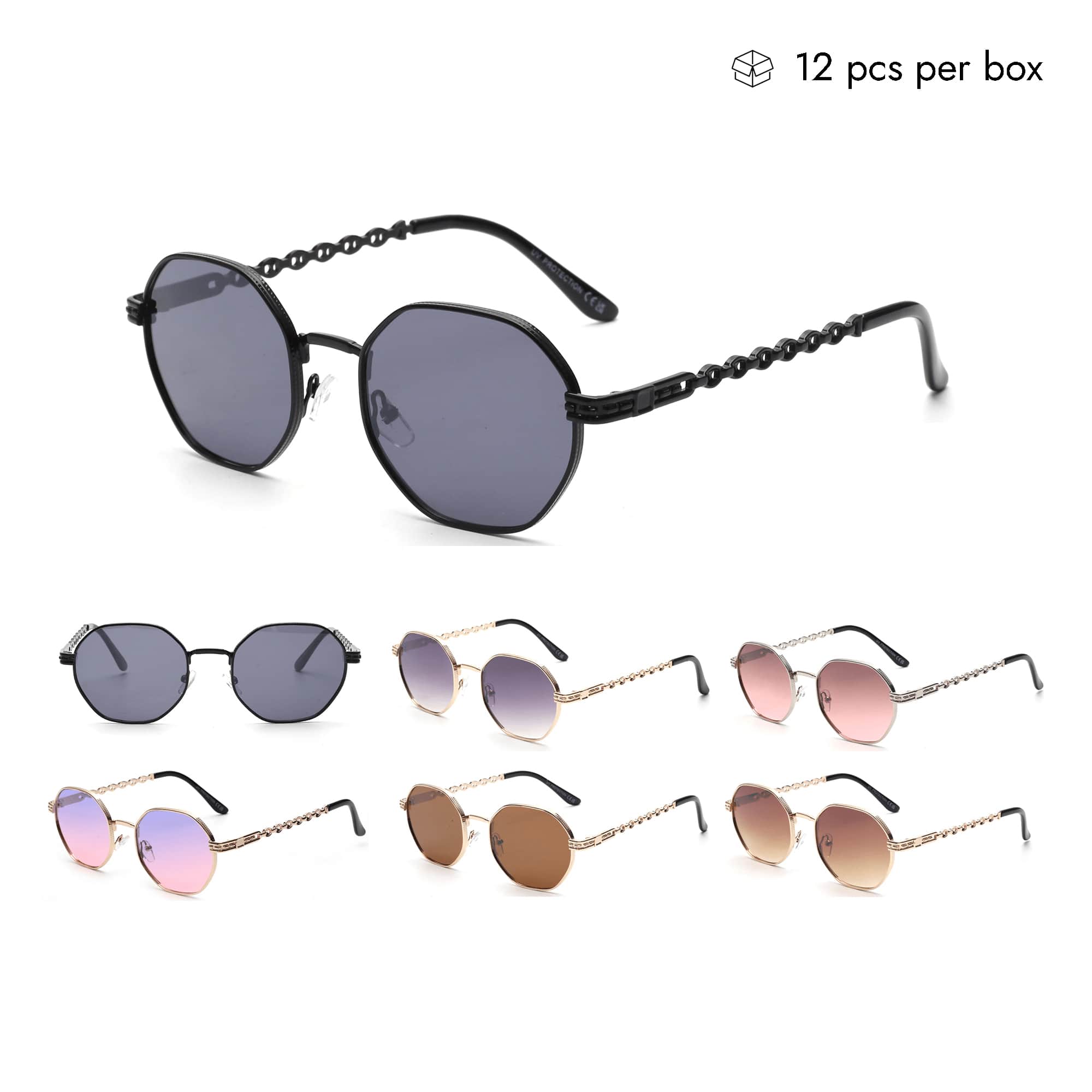 geometric vintage sunglasses V130095